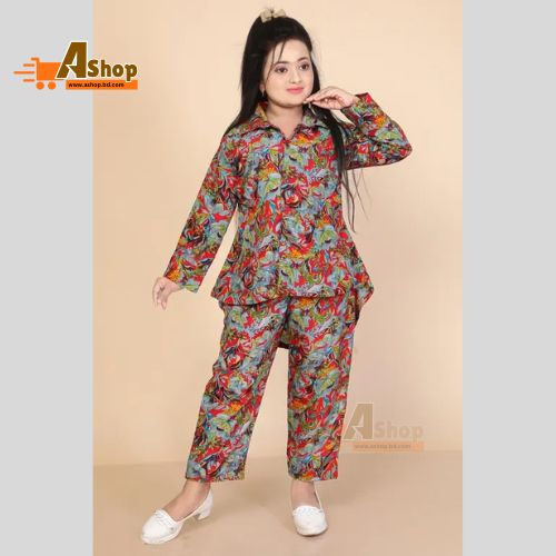 beautiful trending Dress Winter Friendly Kids Girls Co Ords Sets 1957