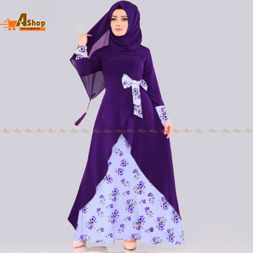 Printed hijab Burka Borkha Dubai Charry B_465