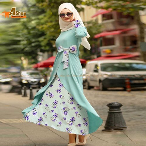 Printed hijab Burka Borkha Dubai Charry B_466