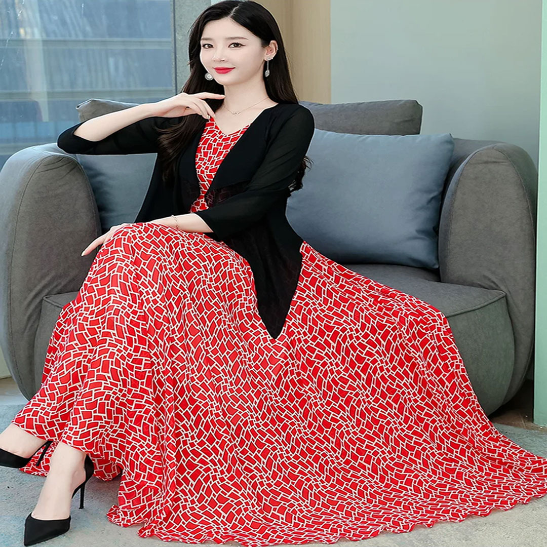Stylish Elegant Sleeveless Floor Torch Long Gown Koti Style Long Kurti Black Georgette Koti 1576