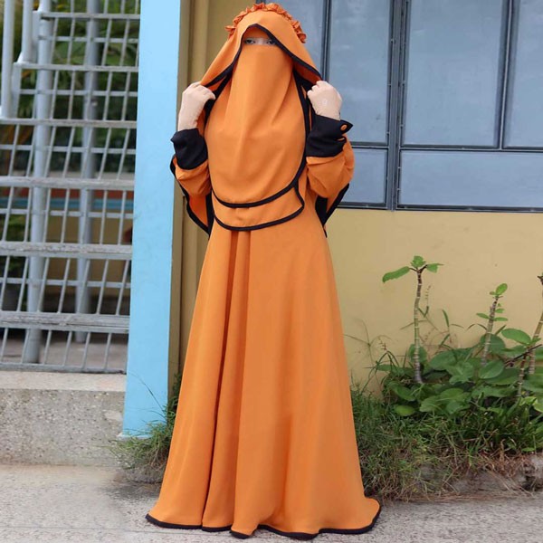 Mohuya 3 sweets hijab and burqa Set Dubai Charry Kathali 495