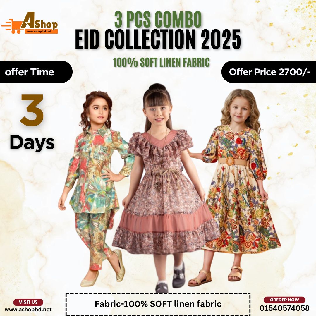 3 PCS COMBO Eid Collection kide-1001