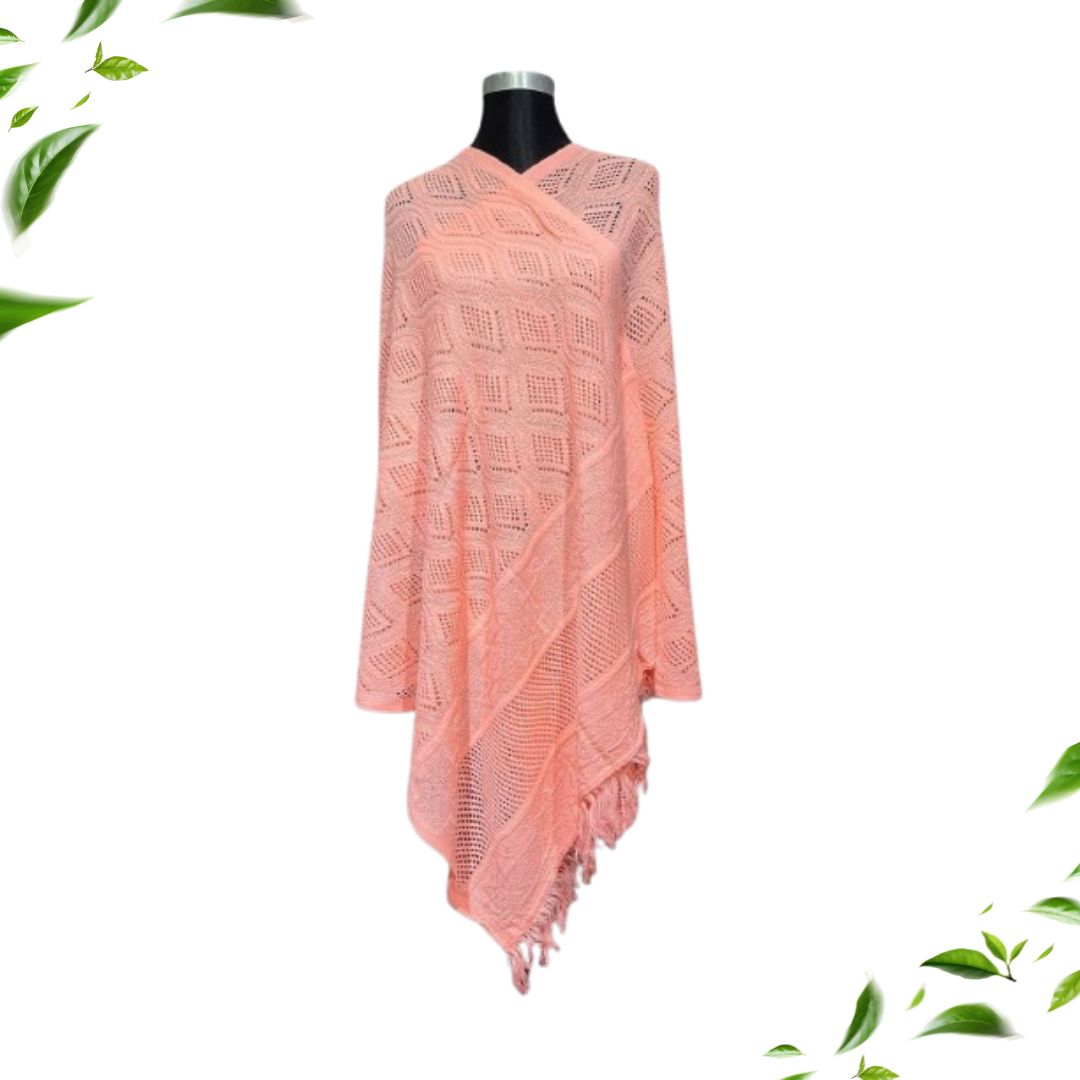 কাশ্মীরী ডিজাইনের কুশিকাটা শাল Code:  301