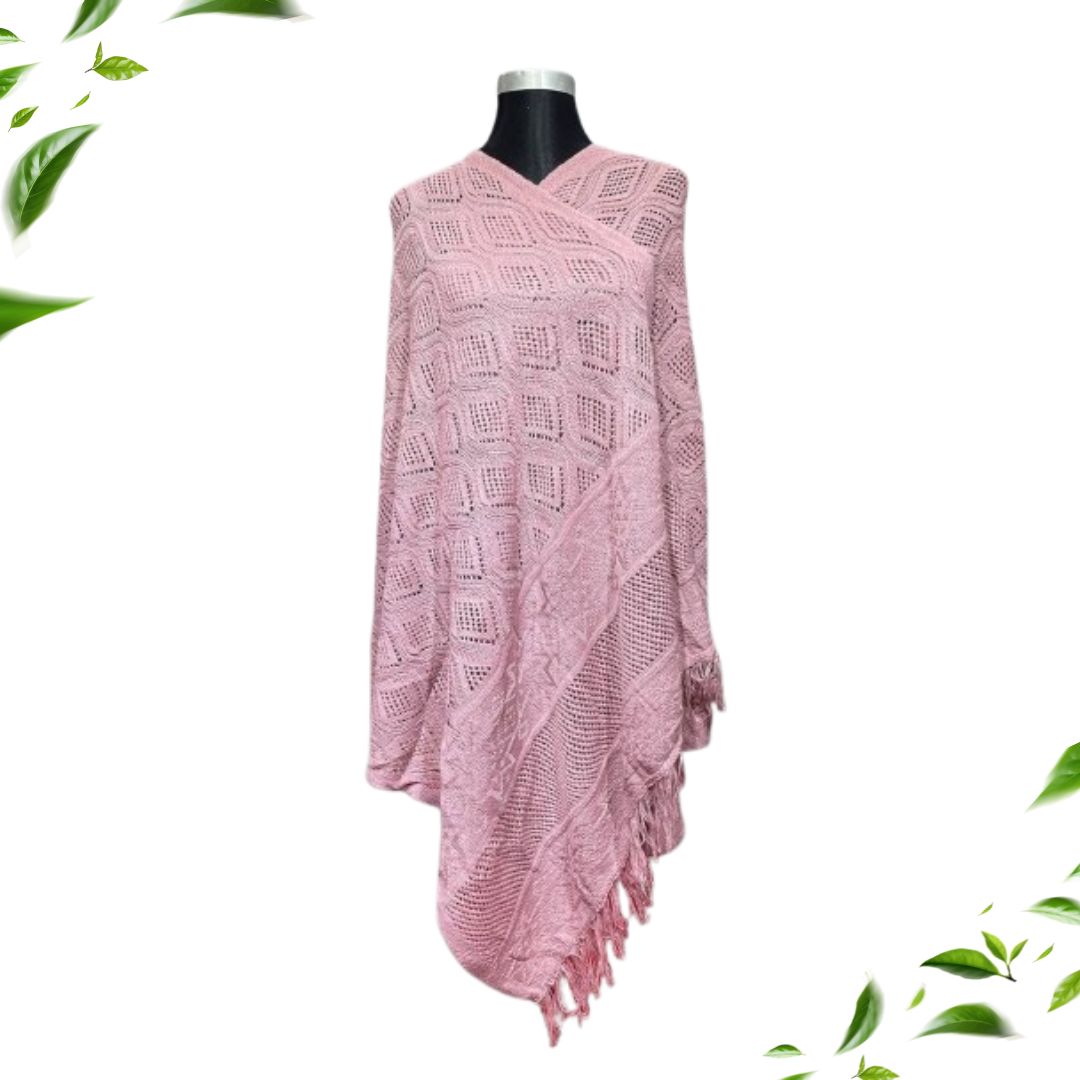 কাশ্মীরী ডিজাইনের কুশিকাটা শাল Code: 305